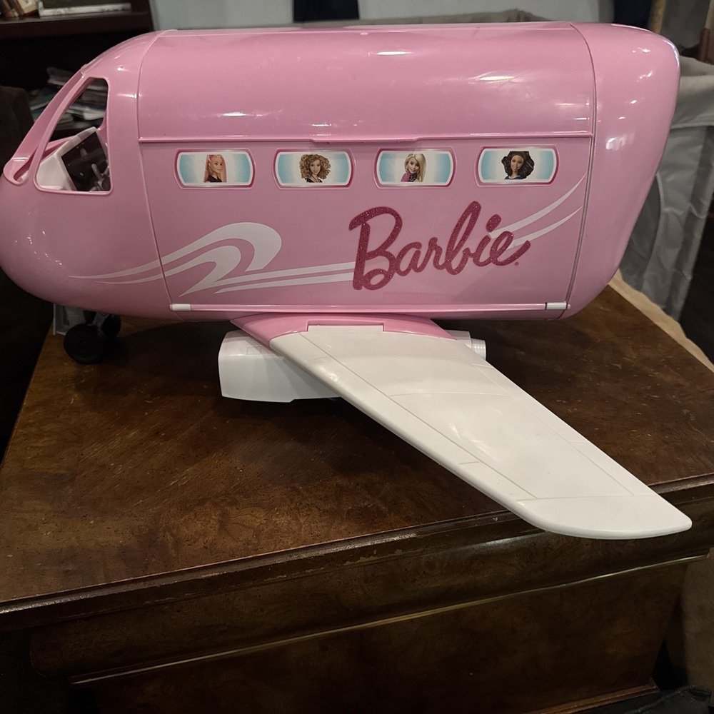 Y2K Mattel Barbie Pink Passport Glamour Jet Play Set 1999 Vintage Plane Toy